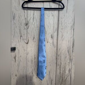 Blue Patterned Men's Tie